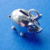 sterling silver piggy bank charm