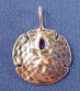 sterling silver sand dollar charm