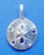 sterling silver sand dollar charm