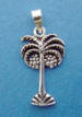 sterling silver palm tree charm