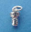 sterling silver 3-d wine cork charm