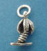 sterling silver small 3-d palm tree charm