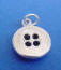 sterling silver button charm