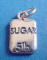 sterling silver sugar sack charm