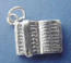 sterling silver holy bible charm