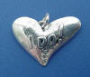 sterling silver wedding i do heart charm