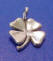 sterling silver four leaf clover charm