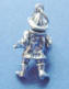 sterling silver fireman charm