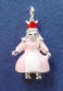 sterling silver sabo pink princess charm