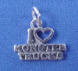 i heart love monster trucks charm sterling silver