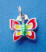 sterling silver multi-color enamel butterfly charm