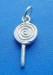 sterling silver lollipop charm