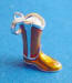 sterling silver bown enamel cowboy boot charm