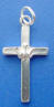 sterling silver cross charm