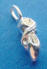 sterling silver ballet slipper charm