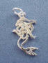 sterling silver mermaid charm