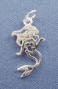 sterling silver mermaid charm