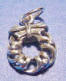 sterling silver wreath charm