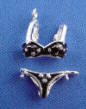 sterling silver sabo black bikini charms