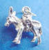 sterling silver donkey charm