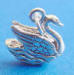 sterling silver swan charm