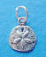 sterling silver sand dollar charm