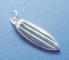 sterling silver surfboard charm