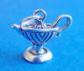 sterling silver magic genie lamp charm