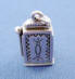 sterling silver 3-d slot machine charm