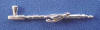 sterling silver 3-d indian peace pipe charm