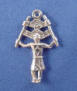 sterling silver 3-d indian dancer charm