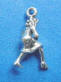 sterling silver 3-d dancing lady charm