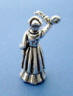sterling silver nurse charm