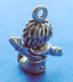 sterling silver 3-D boy rag doll charm