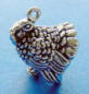 sterling silver turkey charm