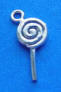 sterling silver lollipop charm