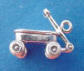 sterling silver garden wagon charm