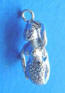 sterling silver 3-d mermaid charm