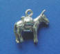 sterling silver donkey charm