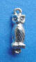 sterling silver 3-d owl charm