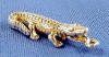 sterling silver 3-d alligator charm