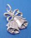 sterling silver bells charm