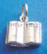 sterling silver holy bible charm