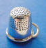 sterling silver thimble charm