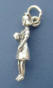 sterling silver 3d nurse charm