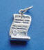 sterling silver graduation diploma charm