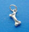 sterling silver dog bone charm