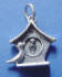 sterling silver cuckoo clock charm