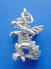 sterling silver dragon charm