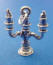 sterling silver candelabra charm